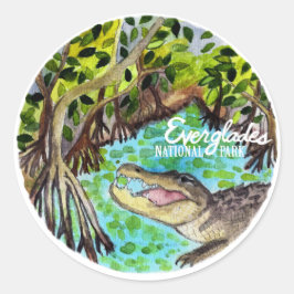 Adesivo Aquarela do Parque Nacional Everglades