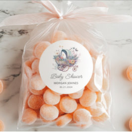 Adesivo Aquarela Fada Bebê Chá