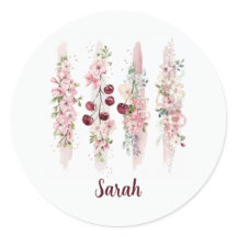 Aquarela Floral de Cerejeira, Adicionar Nome