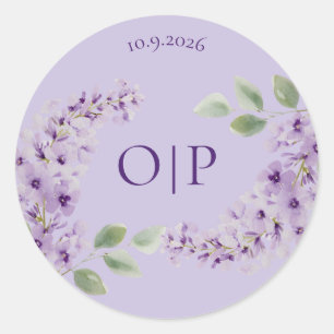 Adesivo Aquarela Floral Lavanda