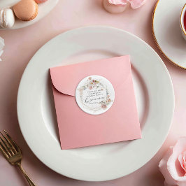 Adesivo Aquarela Floral Quinceanera