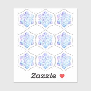 Adesivo Aquarela Mandala Metafísico Espiritual Yoga