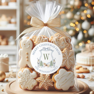 Adesivo Aquarela Monograma Crest Nutcracker