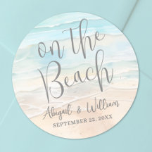 Aquarela No Casamento Na Praia