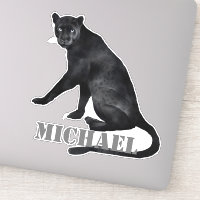 Aquarela Pantera Preta Leopardo Personalizada
