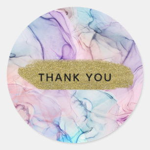 Adesivo Aquarela Pastel Etérea Tênue Fantasia Glam Ink