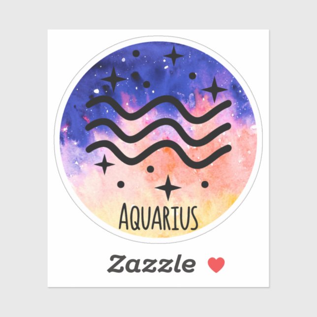 Adesivo Aquarius Sticker (Folha)