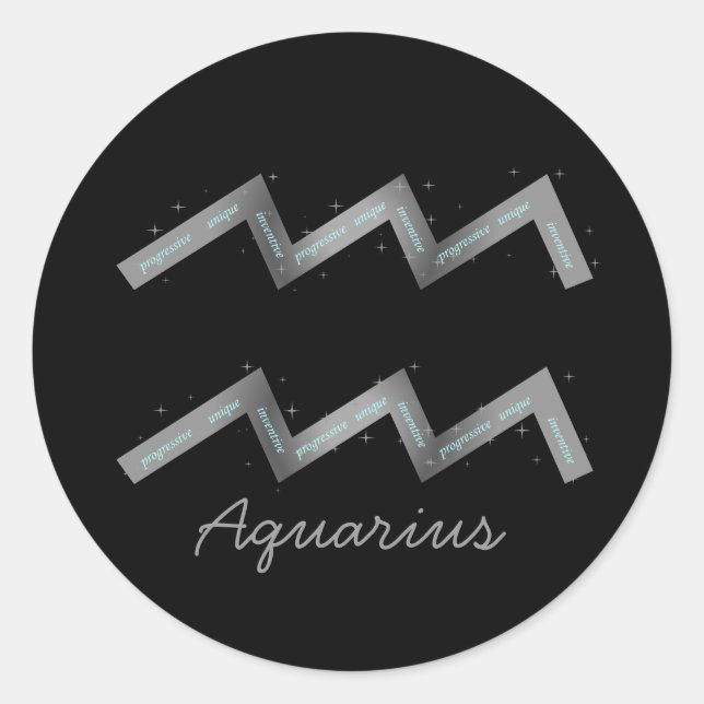 Adesivo Aquarius Sticker (Frente)