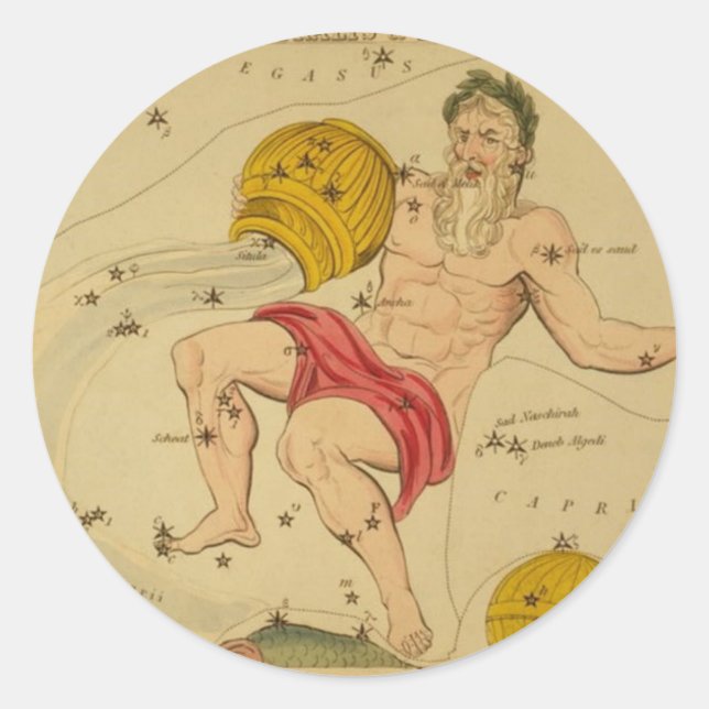 Adesivo Aquarius Sticker (Frente)