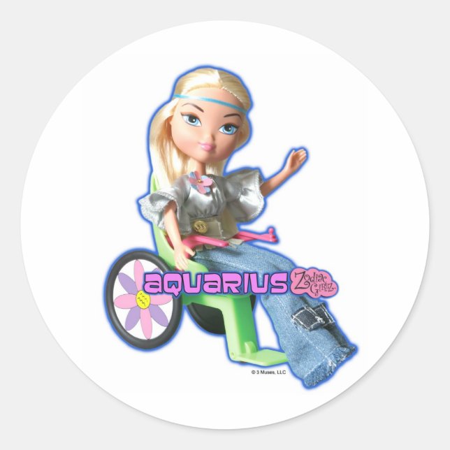 Adesivo Aquarius Stickers (Frente)