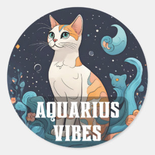 Adesivo Aquarius Zodiac Decal para Amantes de Astrologia