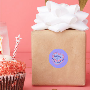 Adesivo Aquarius Zodiac Pastel Heart Cake