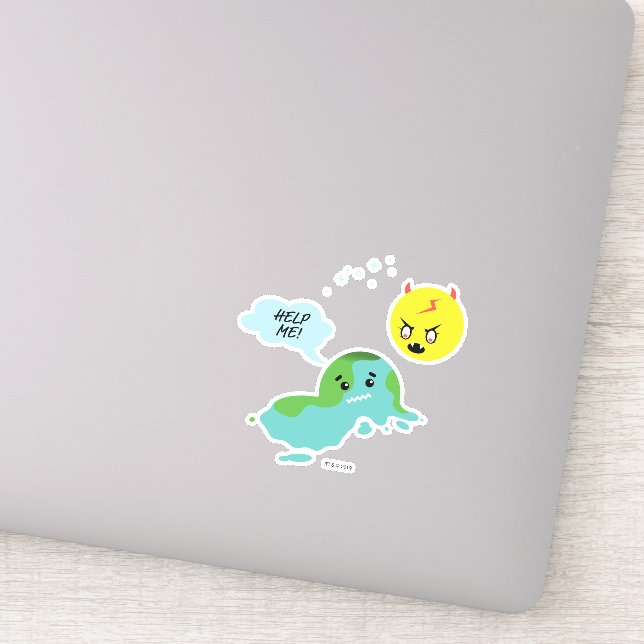 Adesivo Aquecimento global (Detalhe)