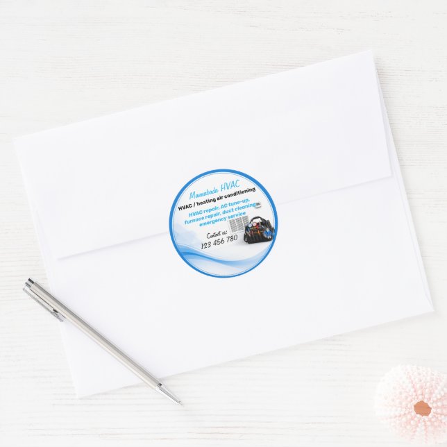 Adesivo Aquecimento Refrigeração HVAC (Envelope)