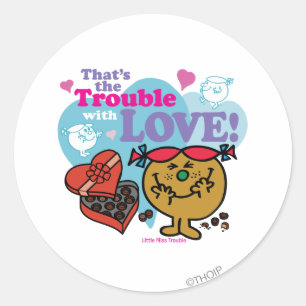 Adesivo Aquele é o problema com amor!