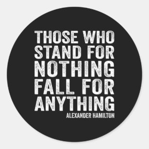 Adesivo Aqueles Que Defendem Nada Cairão Por Qualquer Cois