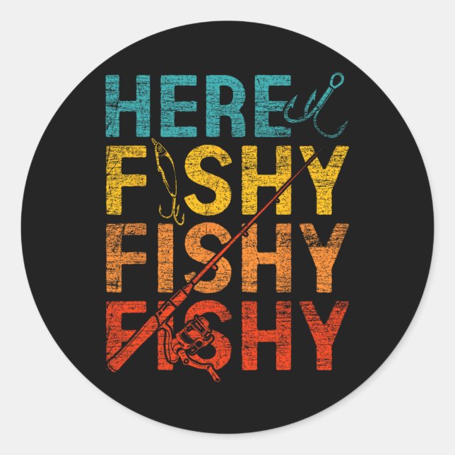 Adesivo Aqui Fishy Fishy (Frente)