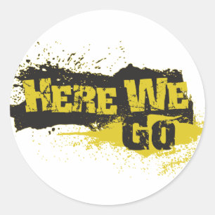 Adesivo Aqui nós vamos