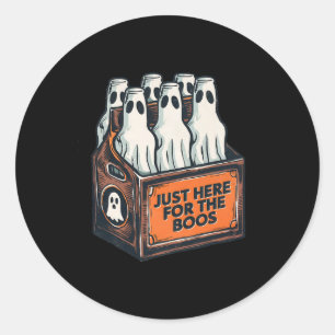 Adesivo Aqui Para A Bebida Fantasma Boos Halloween 6 Pack