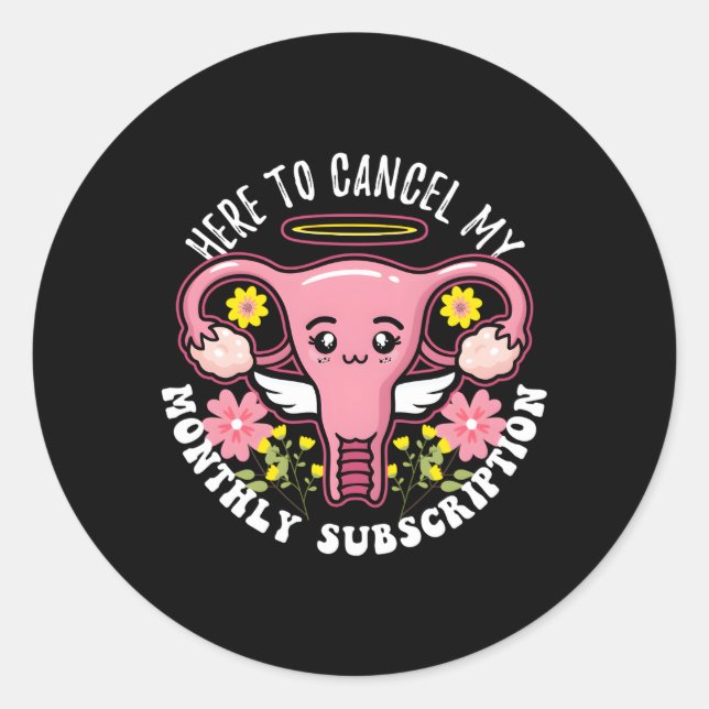 Adesivo Aqui Para Cancelar Minha Assinatura Mensal Para Su (Frente)