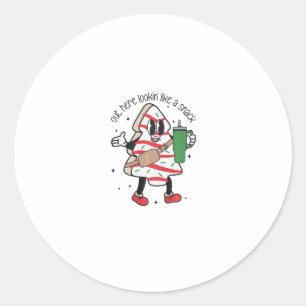 Adesivo aqui parece um doce natal