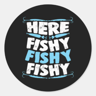 Adesivo Aqui Peixinho Peixinho Peixinho Camiseta Homens Mu