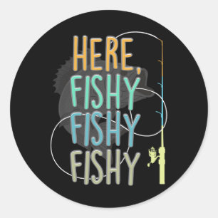 Adesivo Aqui Pescador Pesca Peixe Rod Pesca Sayi