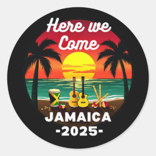 Adesivo Aqui Vamos Nós Jamaica 2025 Viagem de Família de V