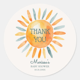 Adesivo Aqui vem o Chá do Filho Menino