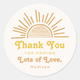 Adesivo Aqui Vem O Sol Obrigado Sticker | Chá solar