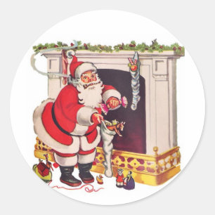 Adesivo Aqui vem Santa Clause / Stickers