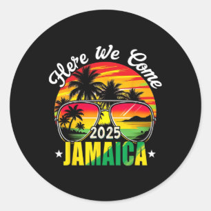 Adesivo Aqui Vemos Jamaica 2025 Férias Familiares Viagem M