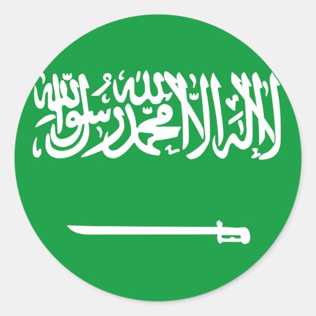 Adesivo Arábia Saudita (Frente)