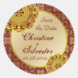 Adesivo Arábico Dourado Lace, salve os adesivos.