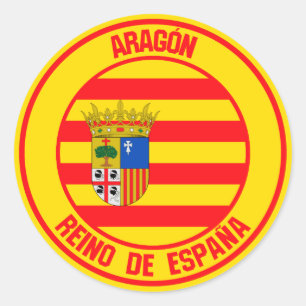 Adesivo Aragón Round Emblem