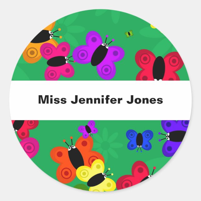 Adesivo Arame da Borboleta (Frente)