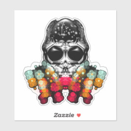 Adesivo Aranha Adorável de Outono com Chapéu de Gota de Or