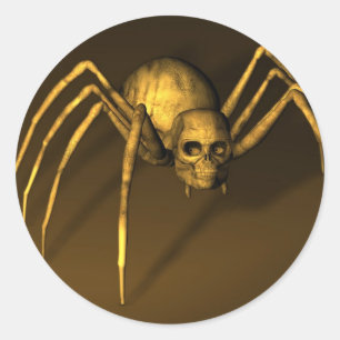 Adesivo Aranha Caveira