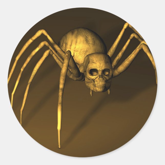 Adesivo Aranha Caveira (Frente)