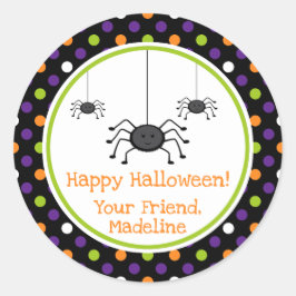 Adesivo Aranha de Halloween Spooky | Kids Halloween Sticke