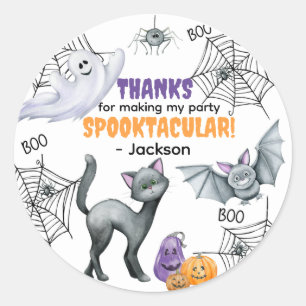 Adesivo Aranha de Teia e Fantasmas Halloween