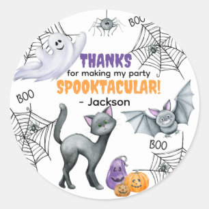 Adesivo Aranha de Teia e Fantasmas Halloween