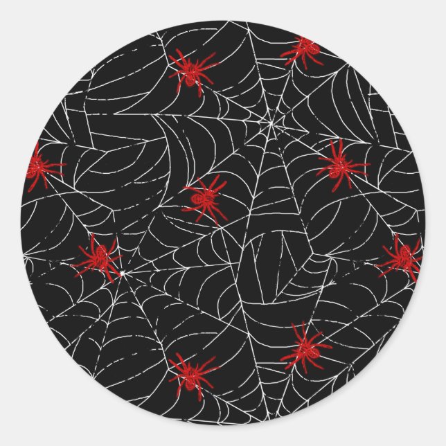 Adesivo Aranha-do-Halloween assustadora (Frente)