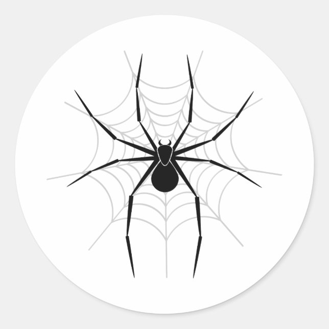 Adesivo Aranha em uma Web (Frente)