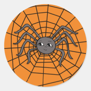 Adesivo Aranha no Spider Web Halloween Festa Spooky