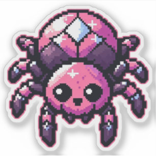 Adesivo Aranha-Pixel Cuja Pixel
