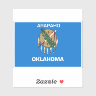 Adesivo Arapaho Oklahoma Flag