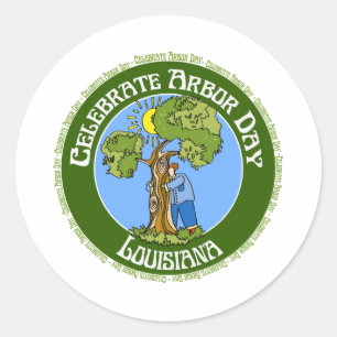 Adesivo Arbor Day Louisiana