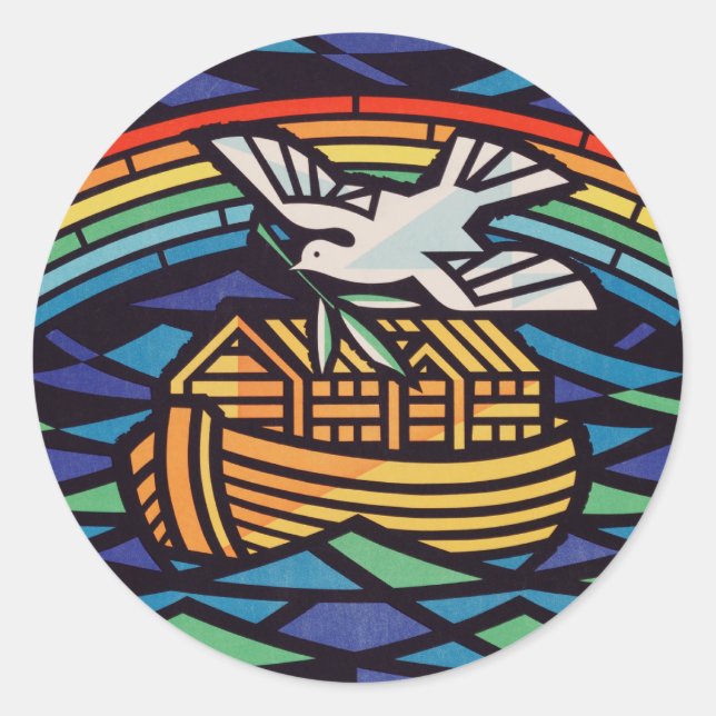 Adesivo Arca de Noé com Espírito Santo (Frente)