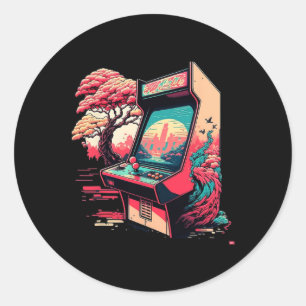 Adesivo Arcade de Jogo de Vídeo 1